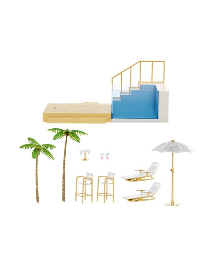 mga entertainment MGA Rainbow High Basen z podświetleniem Color Change Pool 'amp; Beach Club Playset 578475 główny