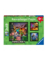 Puzzle 3x49el Minecraft 056217 RAVENSBURGER p8 - nr 9