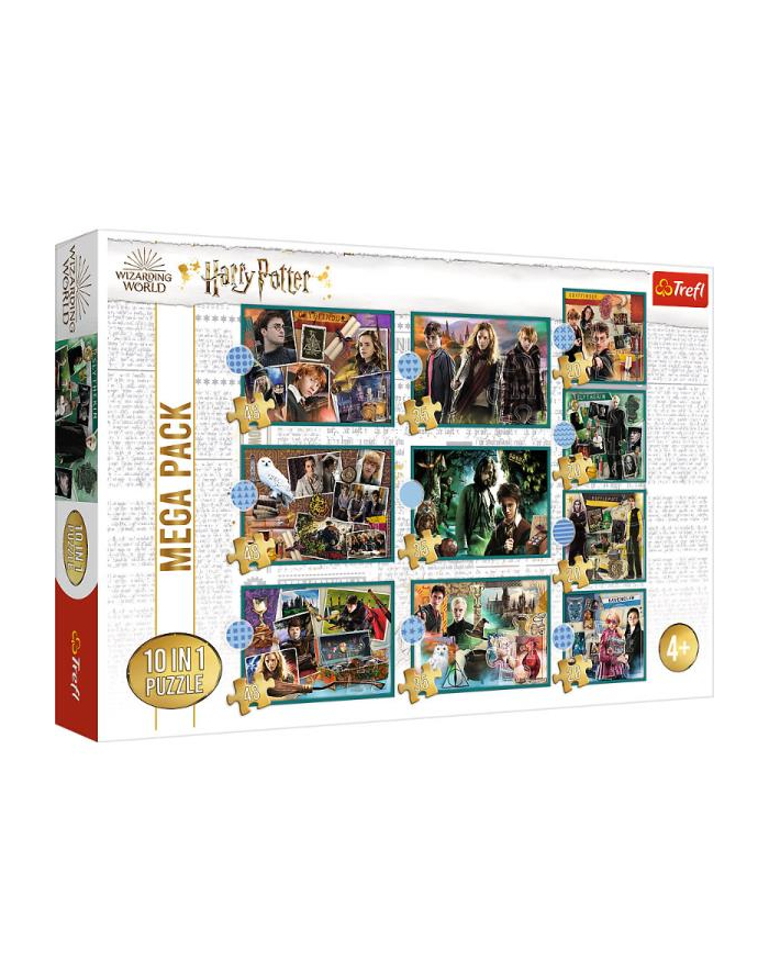 Puzzle 10w1 W świecie Harrego Pottera Warner Harry Potter 90392 Trefl główny