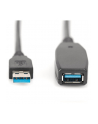 digitus Kabel przedłużający USB 3.0 SuperSpeed Typ USB A/USB A M/Ż aktywny Czarny 10m - nr 13