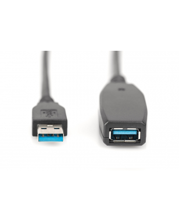 digitus Kabel przedłużający USB 3.0 SuperSpeed Typ USB A/USB A M/Ż aktywny 15m Czarny