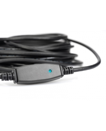 digitus Kabel przedłużający USB 3.0 SuperSpeed Typ USB A/USB A M/Ż aktywny 15m Czarny