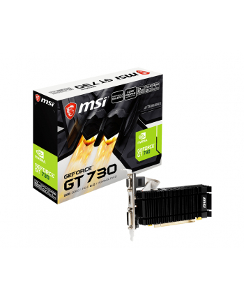 msi Karta graficzna GeForce GT730 2GB DDR3 64BIT DVI/HDMI