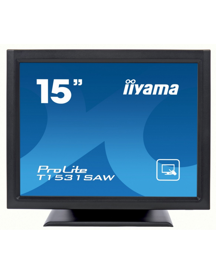 Monitor IIYAMA 15'' T1531SAW-B5 HDMI,DP,USB,GLOSNIKI,IP54,4:3 główny