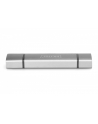 digitus Czytnik kart 3-portowy USB Typ C/ USB 3.0 SuperSpeed SD Micro SD HQ  aluminium Szary - nr 37