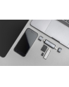 digitus Czytnik kart 3-portowy USB Typ C/ USB 3.0 SuperSpeed SD Micro SD HQ  aluminium Szary - nr 39