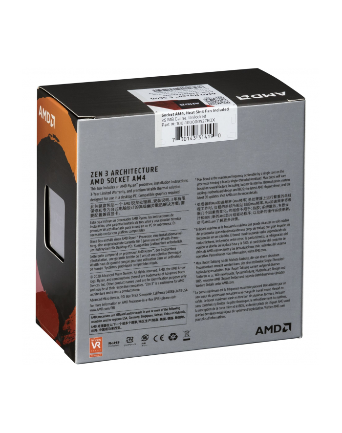 amd Procesor Ryzen 5 5600 100-100000927BOX główny