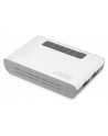 digitus Serwer sieciowy wielofunkcyjny, bezprzewodowy 2-portowy, USB 2.0, 300Mbps - nr 25