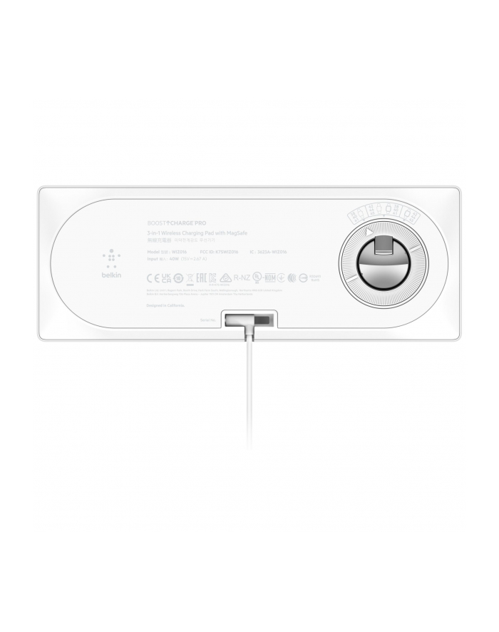 belkin Bezprzewodowa ładowarka MagSafe 3w1 biała główny