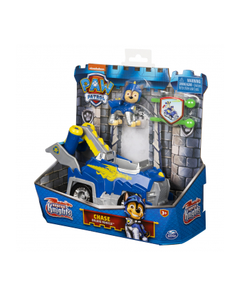 PAW PATROL Rescue Knights. Psi Patrol Rycerze Chase pojazd 6063584 Spin Master