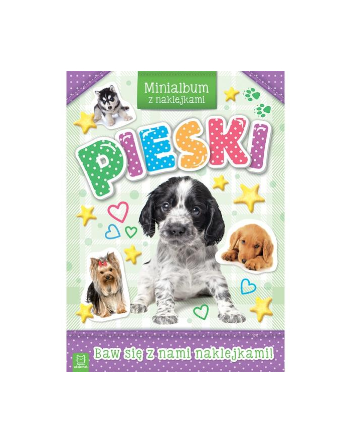 aksjomat Książka Pieski. Minialbum z naklejkami główny