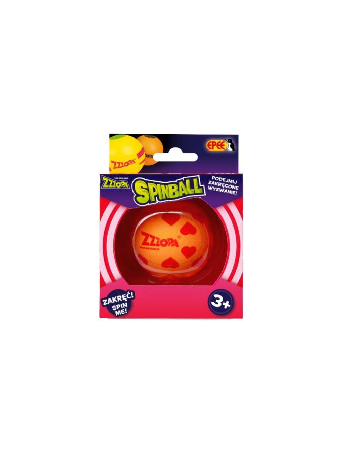 epee EP Spinball - Zakręcona zabawa, pomarańczowa z czerwonym. Przyjaciółka 092608 główny