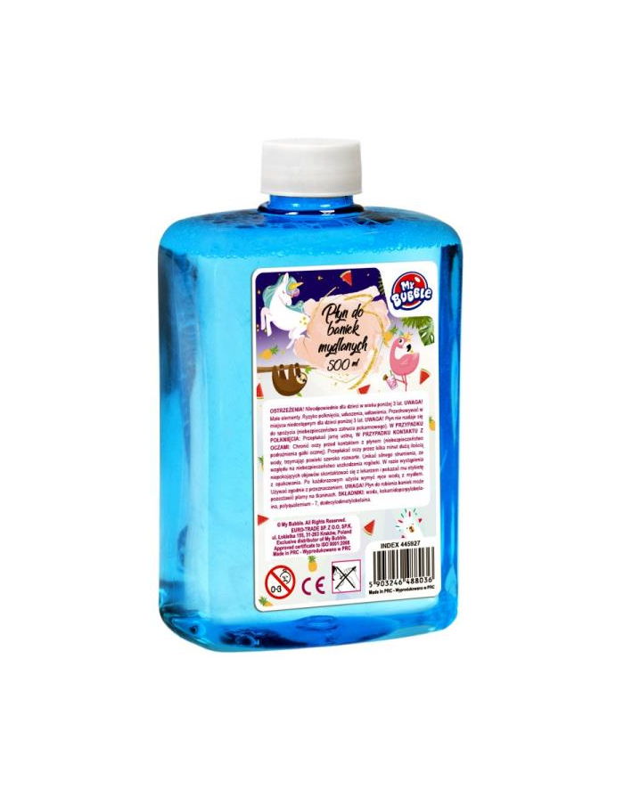 euro-trade Płyn do baniek mydlanych 500ml Jednorożec / Lama p12 My Bubble główny