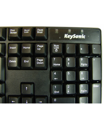 keysonic Klawiatura KSK-8003UX(US) Anti-Ghosting,USB,SLIM,Gaming