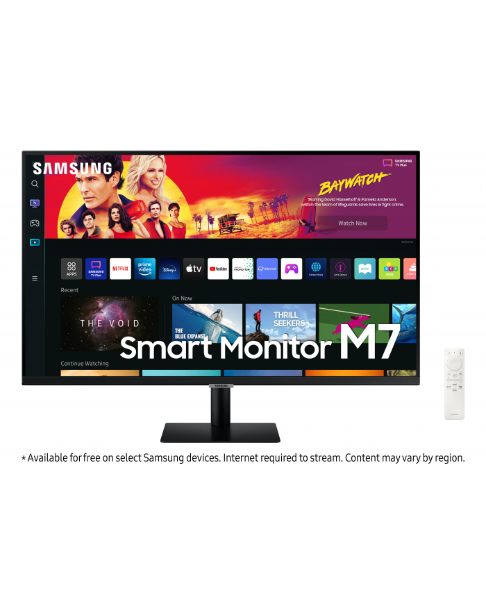 samsung Monitor 32 cale LS32BM700UUXEN VA 3840x2160 UHD 16:9 2xHDMI/1xUSB-C (65W) 4 ms (GTG) głośniki płaski SMART główny