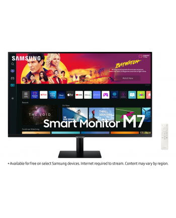 samsung Monitor 32 cale LS32BM700UUXEN VA 3840x2160 UHD 16:9 2xHDMI/1xUSB-C (65W) 4 ms (GTG) głośniki płaski SMART