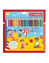 Kredka drewniana STABILO Trio gruba etui 24 szt. 203/24-01 - nr 3
