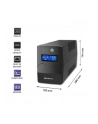 qoltec Zasilacz awaryjny UPS | Monolith | 850VA | 480W | LCD | USB |    RJ45 - nr 20
