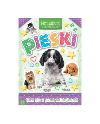 aksjomat Książka Pieski. Minialbum z naklejkami