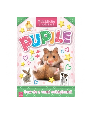 aksjomat Książka Pupile. Minialbum z naklejkami