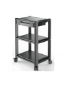 TECHLY Height-Adjustable Smart Cart with Three-Shelves and Drawer - nr 5