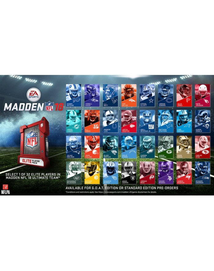 microsoft MS ESD Madden NFL 18 - G.O.A.T. Squads Upgrade X1 ML główny