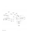 NEOMOUNTS BY NEWSTAR Screen Pole Clamp/Truss Mount 3 pivots VESA 100x100 pole diameter 28-60mm - nr 7