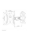 NEOMOUNTS BY NEWSTAR WL40-540BL12 Wallmount Full motion 2 pivots 32-55inch Max 35kg VESA max 200x200 Distance to wall 4.6-30.8cm Bl - nr 37