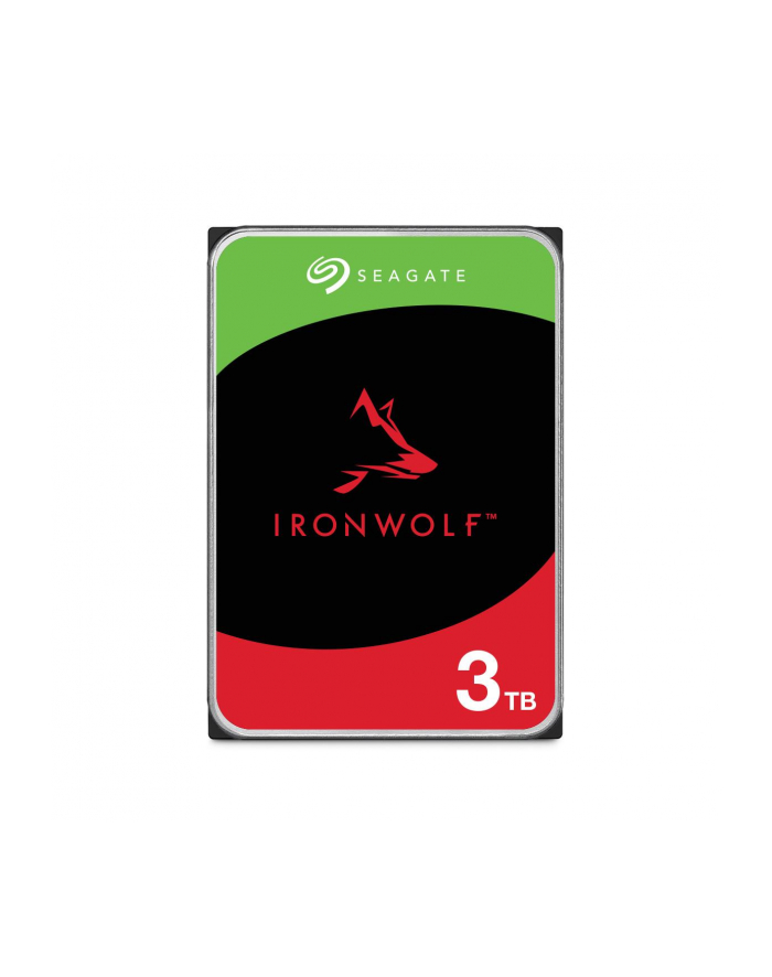 SEAGATE NAS HDD 3TB IronWolf 5400rpm 6Gb/s SATA 256MB cache 3.5inch 24x7 CMR for NAS and RAID rackmount systems BLK główny