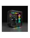 CORSAIR iCUE 5000T RGB Tempered Glass Mid-Tower Smart Case Black - nr 40