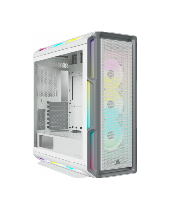 CORSAIR iCUE 5000T RGB Tempered Glass Mid-Tower Smart Case White