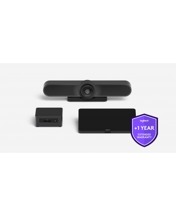 LOGITECH 1Y extended warranty for Logitech small room solution with Tap and MeetUp - N/A - WW