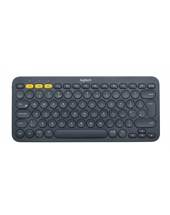LOGITECH K380 Multi-Device Bluetooth Keyboard - DARK GREY - INTNL (UK) główny