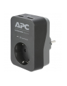 APC Essential SurgeArrest 1 Outlet 2 USB Ports Black 230V Germany - nr 12