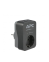 APC Essential SurgeArrest 1 Outlet 2 USB Ports Black 230V Germany - nr 1
