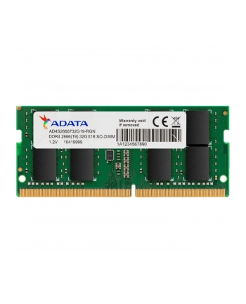 a-data ADATA 4GB DDR4 2666MHz SO-DIMM 19-19-19