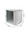 QOLTEC 54485 Szafa RACK 19cali 12U 600 x 450 x 635 - nr 13