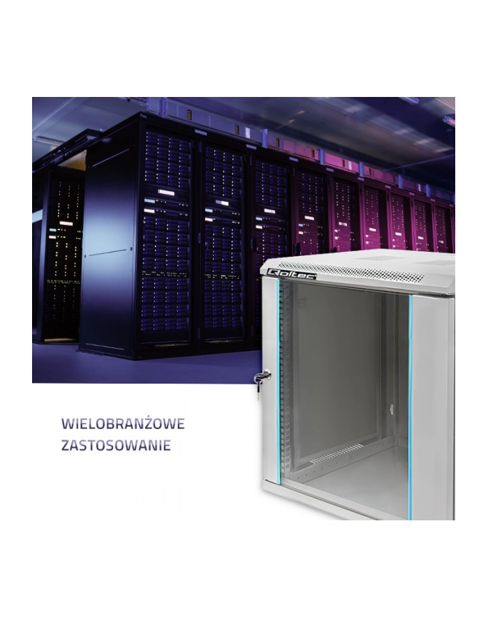 QOLTEC 54485 Szafa RACK 19cali 12U 600 x 450 x 635 główny