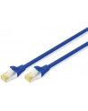 DIGITUS CAT 6A S-FTP patch cable Cu LSZH AWG 26/7 length 0.5 m color blue - nr 13