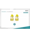 DIGITUS CAT 6A S-FTP patch cable Cu LSZH AWG 26/7 length 0.5 m color yellow - nr 2