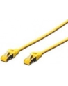 DIGITUS CAT 6A S-FTP patch cable Cu LSZH AWG 26/7 length 3 m color yellow - nr 12