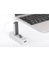 DIGITUS HUB/Koncentrator 3-portowy OTG USB Typ C USB 2.0 HighSpeed czytnik kart SD/Micro SD aluminium - nr 3
