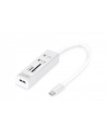 DIGITUS HUB/Koncentrator 3-portowy OTG USB Typ C USB 2.0 HighSpeed czytnik kart SD/Micro SD aluminium - nr 5