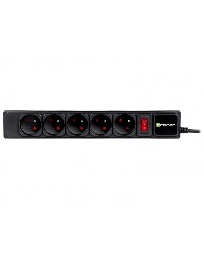 TRACER PowerGear 1.5 m Black 5 sockets power strip główny