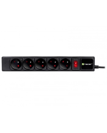 TRACER PowerGear 3.0 m Black 5 sockets power strip