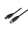 assmann electronic ASSMANN USB 3.0 connection cable type A - B M/M 1.8m USB 3.0 conform UL bl - nr 3