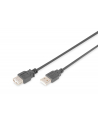 assmann electronic ASSMANN 150x USB2.0 extension cable 3m USB A/M to A/F bulk Kolor: CZARNY - nr 1