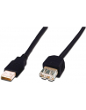 assmann electronic ASSMANN 150x USB2.0 extension cable 3m USB A/M to A/F bulk Kolor: CZARNY - nr 2