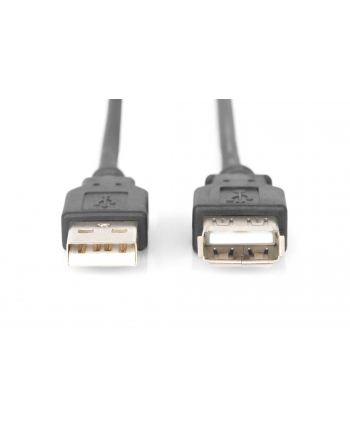assmann electronic ASSMANN 150x USB2.0 extension cable 3m USB A/M to A/F bulk Kolor: CZARNY