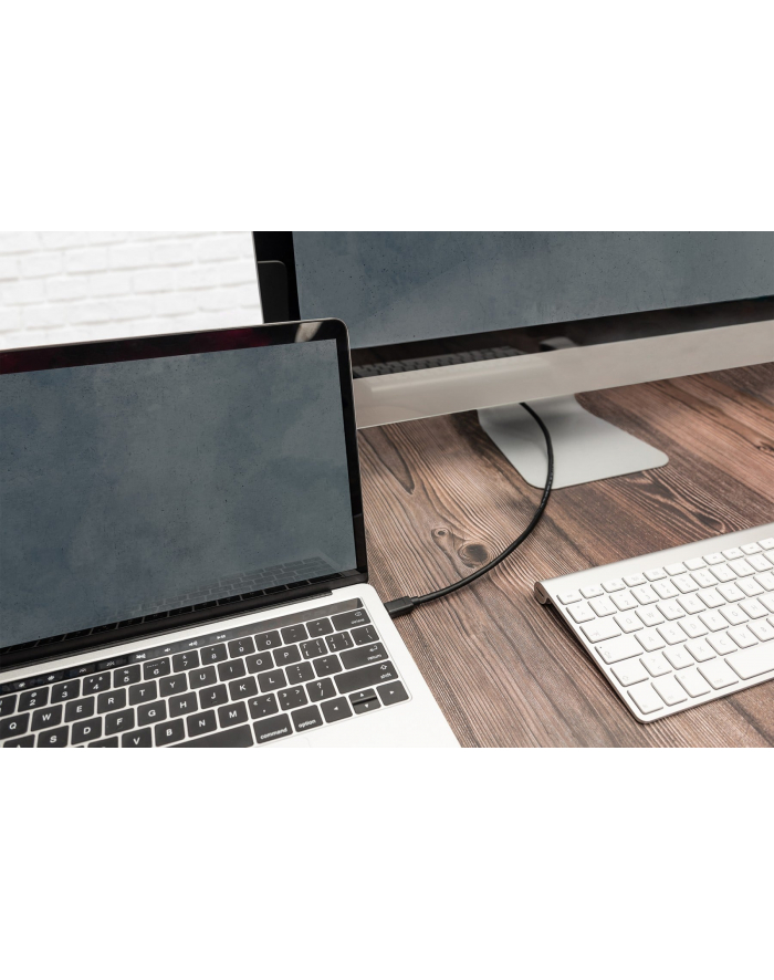 assmann electronic DIGITUS Kabel połączeniowy USB 3.1 Gen.2 SuperSpeed+ 10Gbps Typ USB C/USB C M/M Power Delivery czarny 1m główny